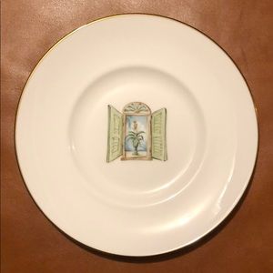 Lenox colonial shutter dessert plate set of 6 new